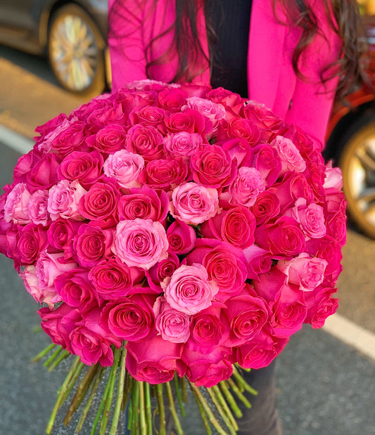 Bouquet of 100 Roses